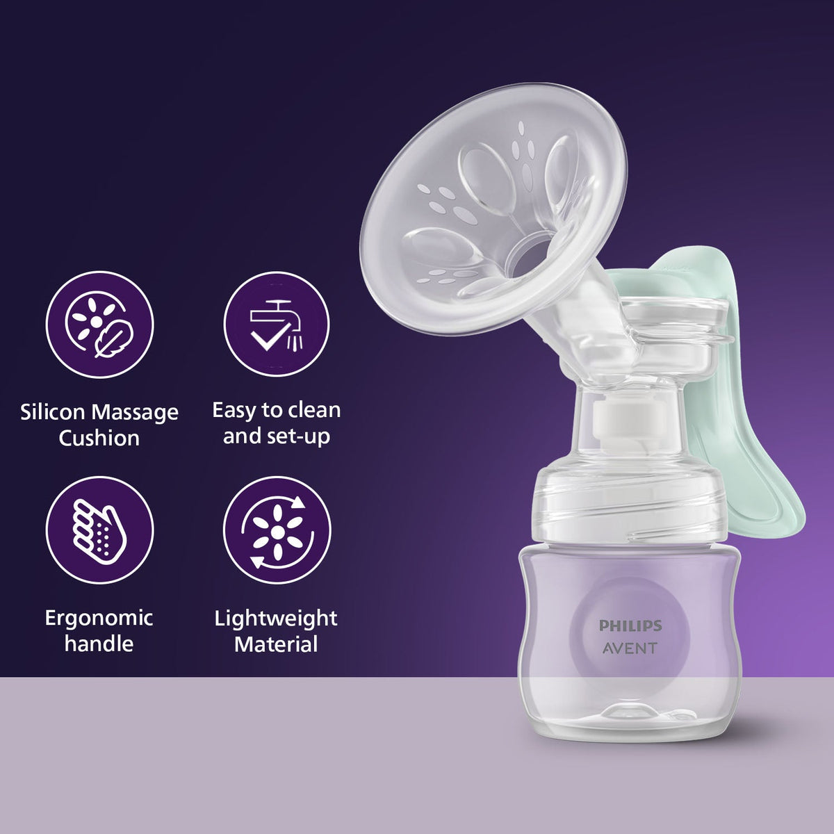 Comfort Manual Breast Pump [SCF417/20] [PHILIPS]