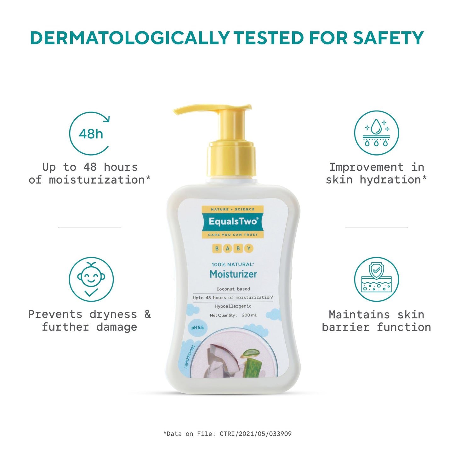 EQUALSTWO BABY MOISTURIZER 200ML