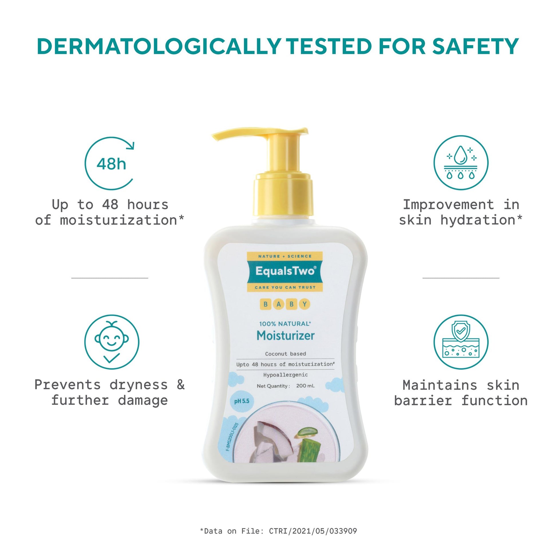 EQUALSTWO BABY MOISTURIZER 200ML