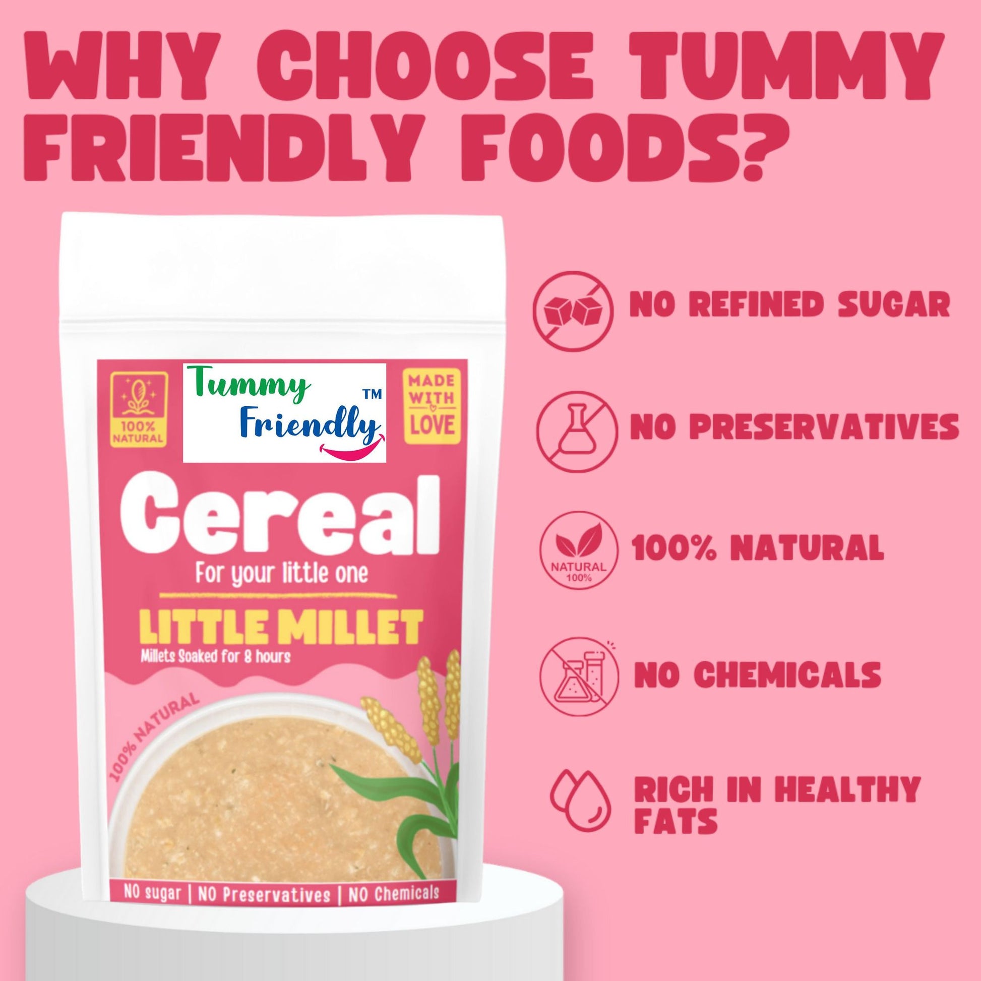 Tummy Friendly Foods Little Millet (Each pack 100g)