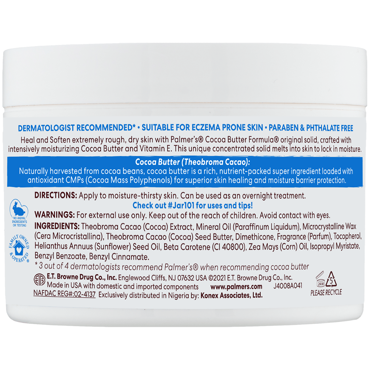 Palmer's Cocoa Butter Daily Skin Therapy Solid Formula 200gm