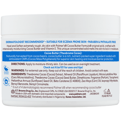 Palmer's Cocoa Butter Daily Skin Therapy Solid Formula 200gm