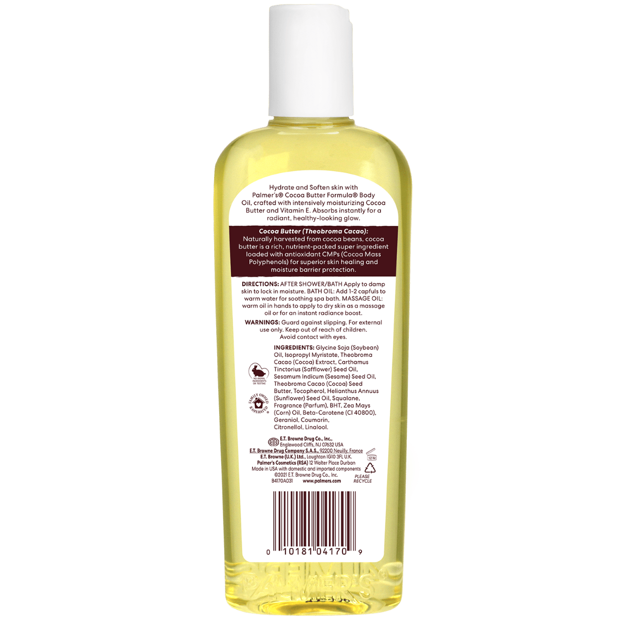 Palmer's Cocoa Butter Formula Moisturizing Body Oil with Vitamin E, 250ml