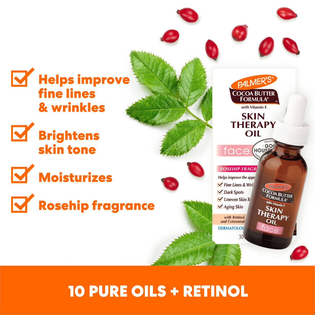 Palmer's Cocoa Butter Skin Therapy Oil Face 30ml