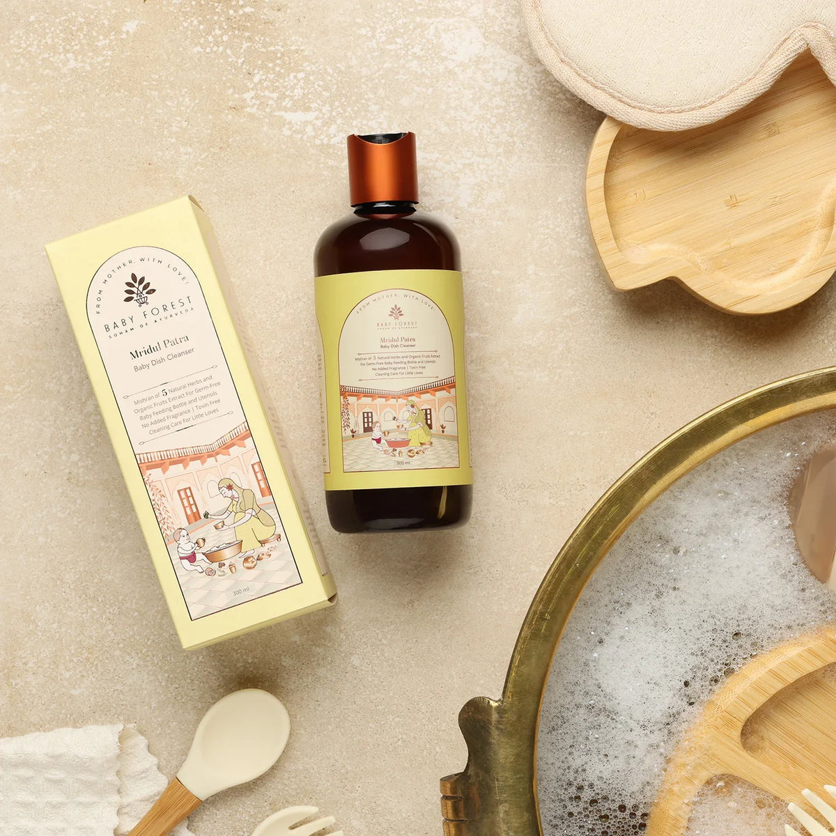 Mridul Patra Ayurvedic Baby Dish Cleanser