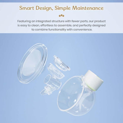 StarAndDaisy Breast Feeding Pump/Baby Breast Pump Electric with 1500 MAH Rechargeable Battery/Portable Milk Pump with Touch Screen LED Display 9 speeds & 4 modes