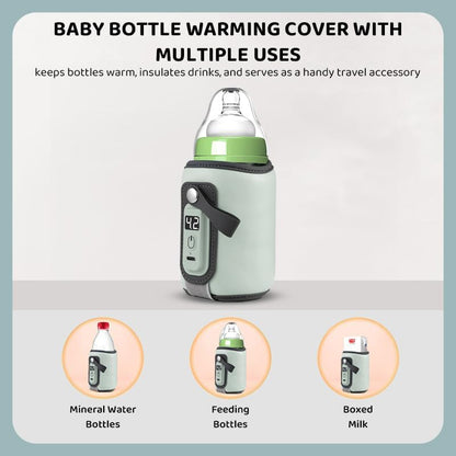 StarAndDaisy Baby Electric Bottle Warmer with Constant Temperature Technology/Portable Insulated USB Baby Milk Bottle Warmer-Blue