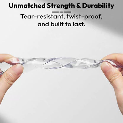 Baby Proofing Edge Protector Strip 2M – Transparent Silicone Edge Guard with Adhesive – Safe Cushion for Infants, Toddlers & Kids – Table & Furniture Protection -35MM