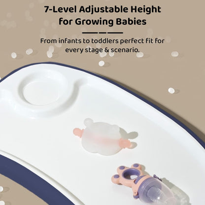 StarAndDaisy Galaxy Star High Chair for Baby 6 Months to 5 Years / 6 in 1 Baby Feeding Chair with 7 Level Height Adjustment / 3 Mode Seat Adjustment/Baby High Chair with One Click Fold