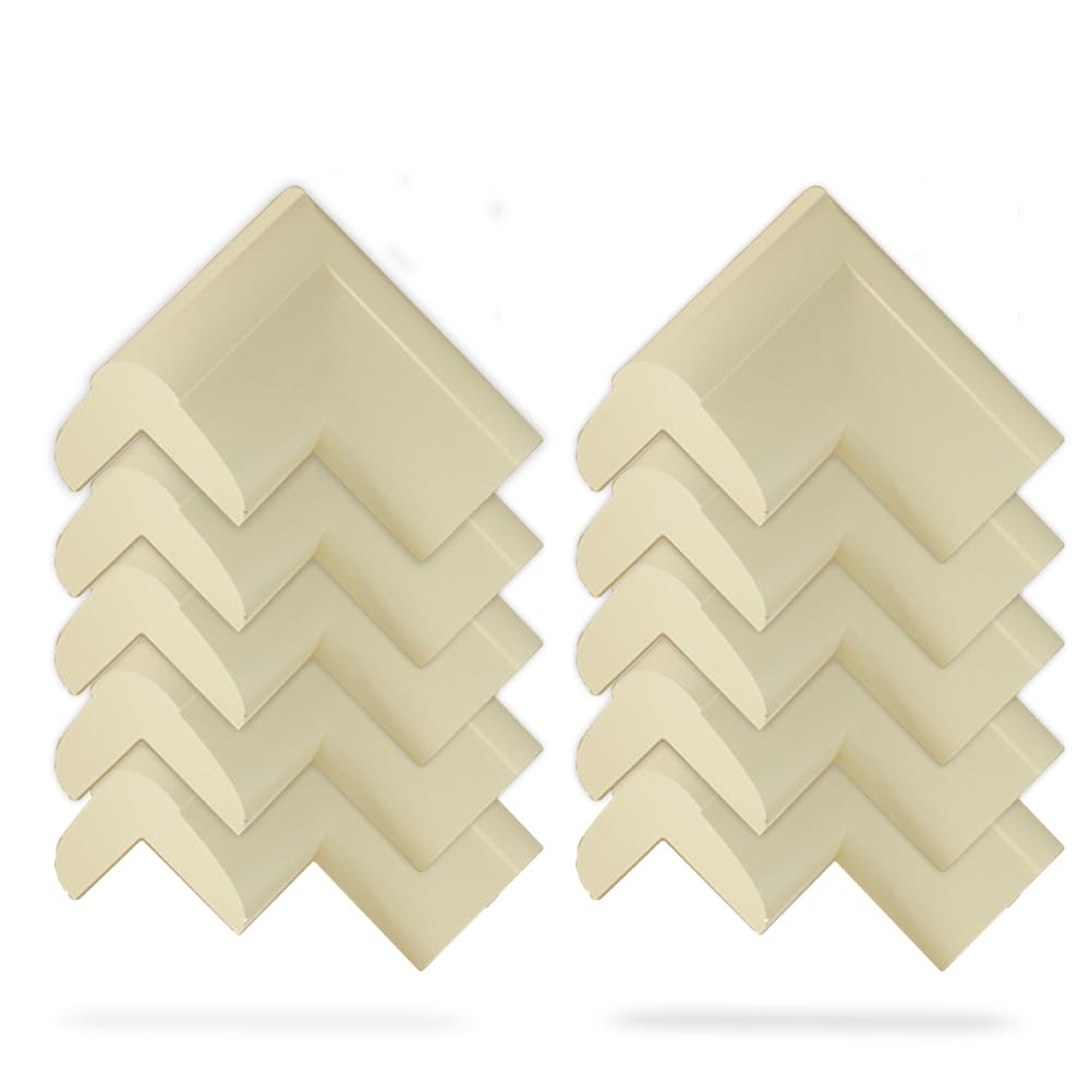 StarAndDaisy Baby Proofing Corner Guards - Pack of 10 / Pre-Taped Edge Guards for Baby Safety/Cushion Edge Protectors for Sharp Edges & Furniture Corners