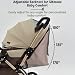 StarAndDaisy Baby Strollers / Pram for 0-3 Year Boys & Girls with Foldable Design, Food Tray, 4 Wheel Suspension, Easy to Convertible& Adjustable Seat, 5 Point Safety Belt, Light Weight & Convenient-Beige