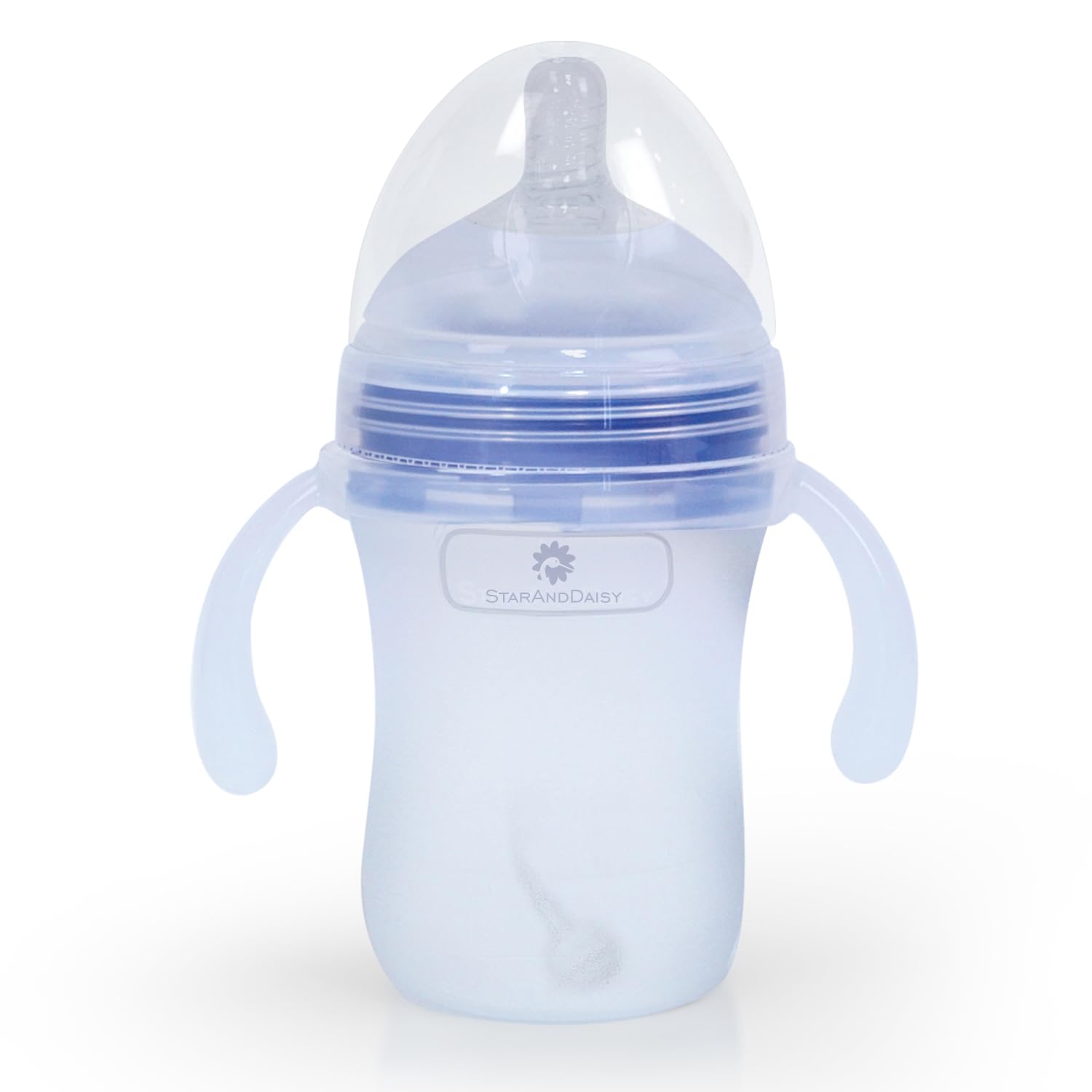 StarAndDaisy Bottle with Anti-Colic Wide Neck Natura Flow and Sipper, Bottle for 6-12 Month Baby- 240ml