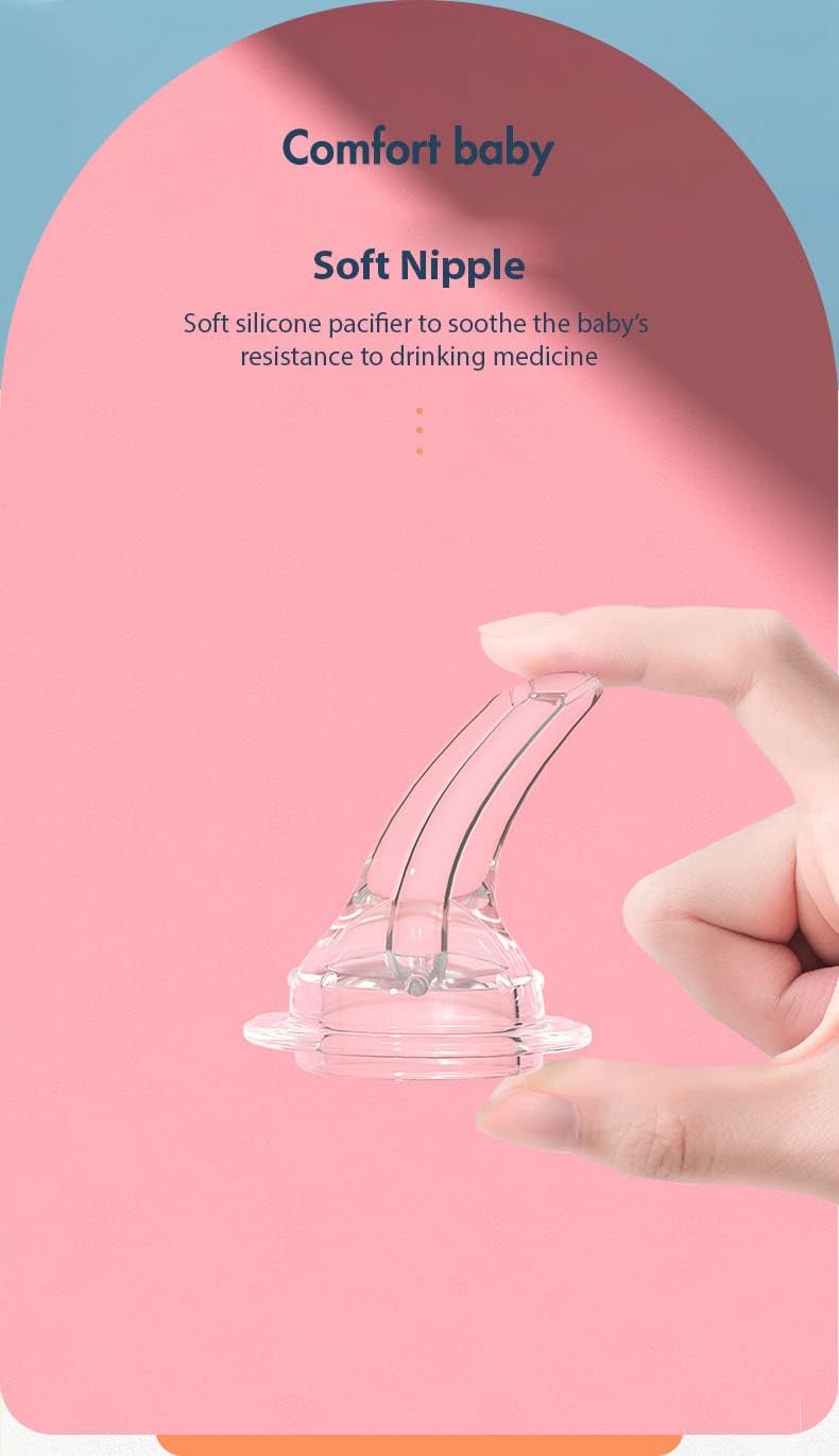 StarAndDaisy 3 in 1 US Pediatricians Tested Paci-Oral Liquid Feeder Dispenser| Pacifier Integrated Medical Dispenser with Cleaning Brush.