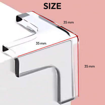 StarAndDaisy Baby Corner Protectors/Transparent Table Edge & Corner Guards/Soft Furniture Cushions for Child Safety for Tables, Desks, Cabinets – 10 Pack