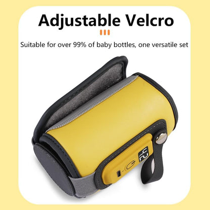 StarAndDaisy Bottle Warmer for Baby , Infants / Toddler, Water Warmer with Adjustable Temperature Control Portable & USB, Constant Temprature Control Technology, Baby Feeding Bottle Warmer for Car Travel Outdoor -Yellow