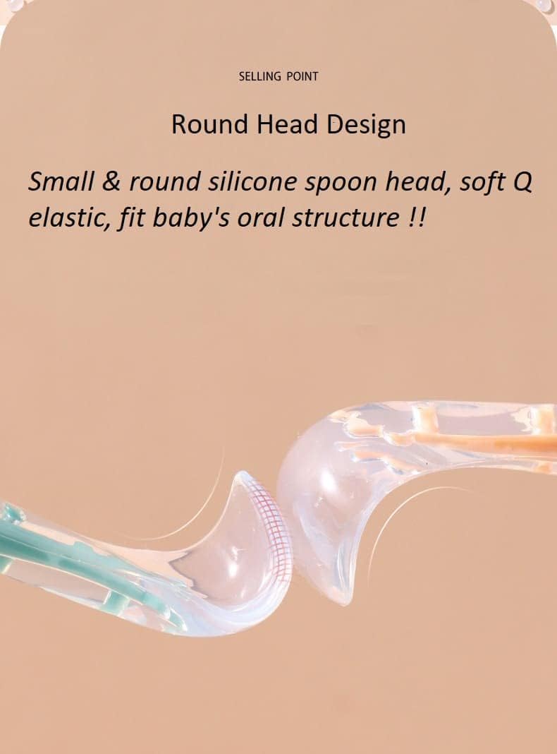 StarAndDaisy Baby Feeding Spoon with Scraper (Sky Blue)2-in-1 spoon blue