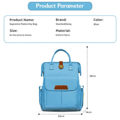 StarAndDaisy Diaper Bag/Backpacks for Mother- Maternity Bags for Baby with Multi Compartments & 2 Insulated Bottle Pocket, Stylish, Waterproof & Travel Friendly, Lightweight (Blue)