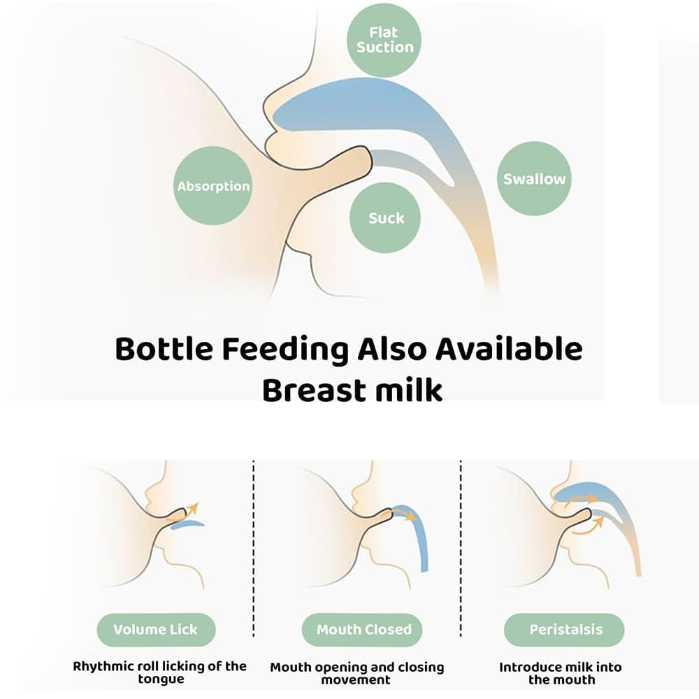 StarAndDaisy Bottle with Anti-Colic Wide Neck Natura Flow and Sipper, Bottle for 6-12 Month Baby- 240ml