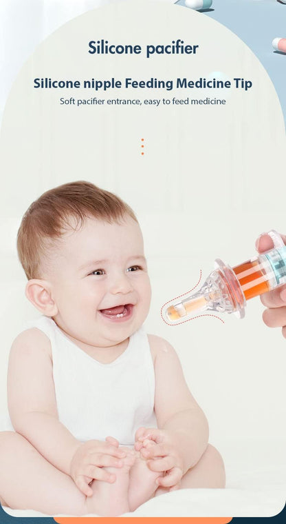 StarAndDaisy 3 in 1 US Pediatricians Tested Paci-Oral Liquid Feeder Dispenser| Pacifier Integrated Medical Dispenser with Cleaning Brush.