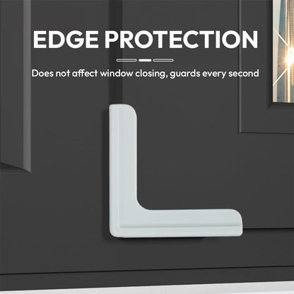 StarAndDaisy Baby Corner Protectors – Soft Edge & Corner Guards for Child Safety on Tables, Desks, and Cabinets - Pack of 4 Grey - (L-Shaped)