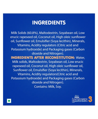 Nestle Lactogen Stage 3 Powder Refill (400 gram)