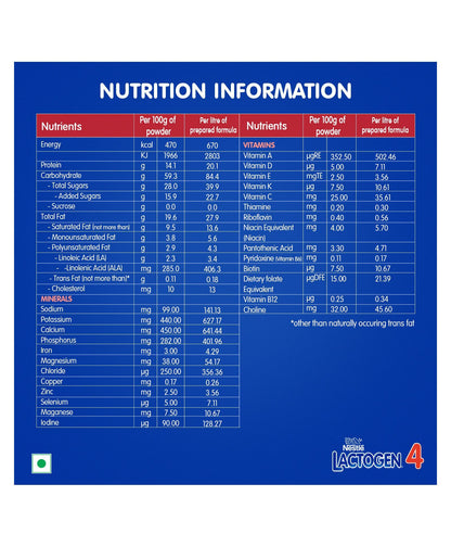 Nestle Lactogen Stage 4 Powder Refill (400 gram)