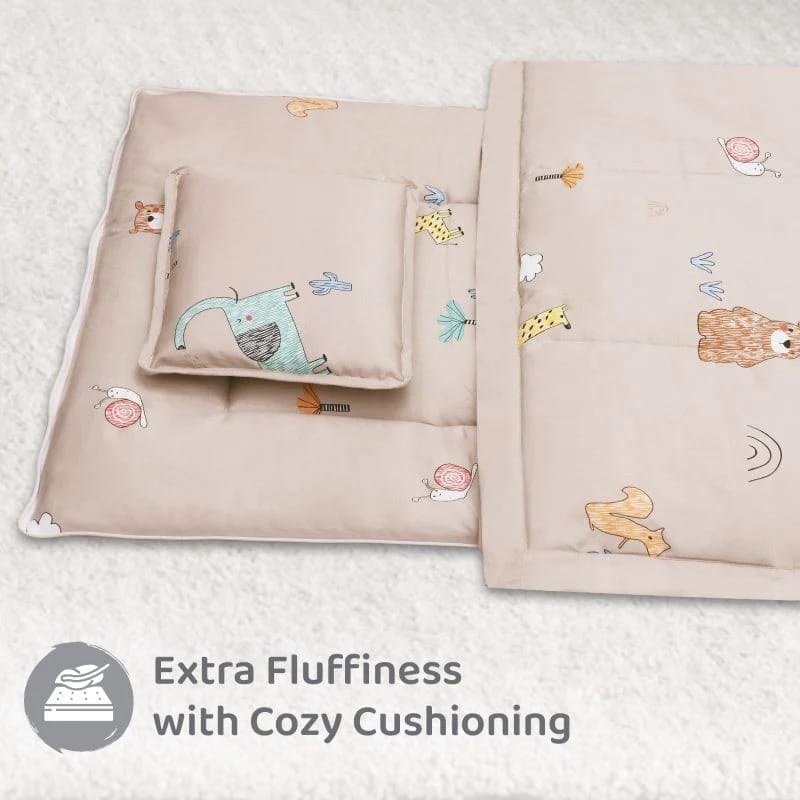 R for Rabbit Snuggy Cozy Baby Bedding With Blanket & Pillow And Odour Free Tan Brown