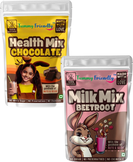 Tummy Friendly Foods Health Mix Chocolate & Beetroot Jaggery (Each pack 300g)