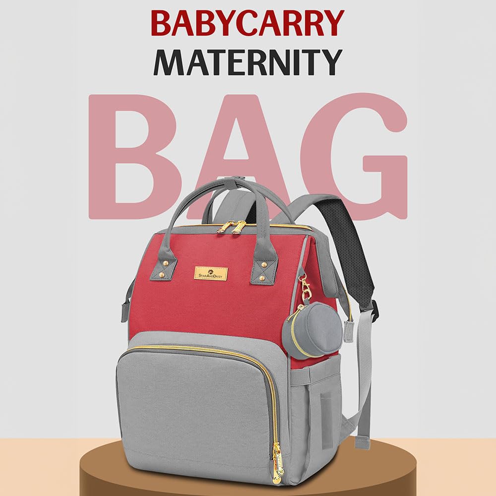 StarAndDaisy Baby Bag for Mothers Travel/Maternity Bag with 16 Multi-Purpose Pockets with Quick Access Diaper & Mobile Pocket/Diaper Bag for Baby