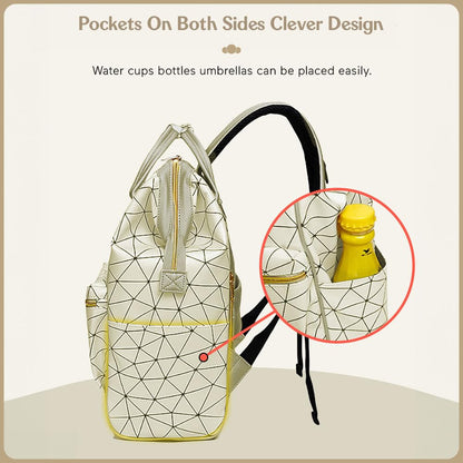 StarAndDaisy Diaper Bag/Backpacks for Mother- Maternity Bags for Baby with Multi Compartments, Stylish, Waterproof & Travel Friendly, Lightweight.(Beige)