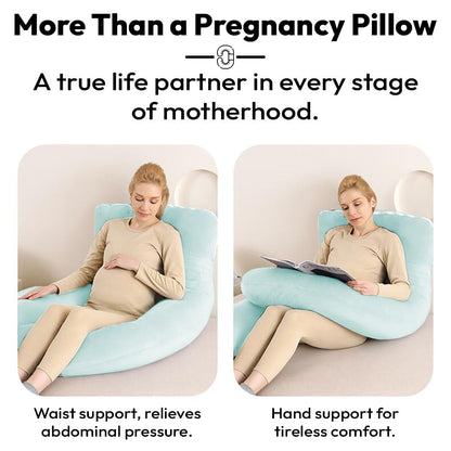 StarAndDaisy Pregnancy Pillow for Women/U Shape Body Pillow with 360° Full Body Support, Ergonomic & Comfortable Maternity Pillow for Pregnancy Sleeping