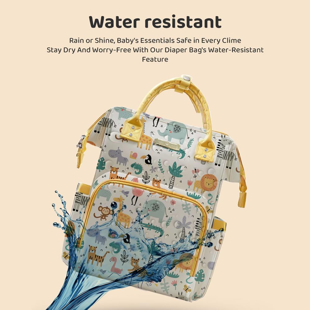 StarAndDaisy Diaper Bag/Diaper Bag for Mothers for Travel, 28L Waterproof Baby Bag for Mother Travel with 15 Multipurpose Pockets