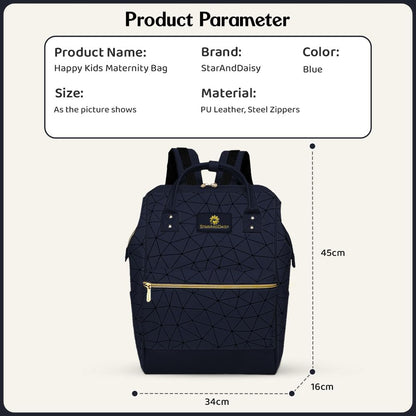StarAndDaisy Diaper Bag/Backpacks for Mother- Maternity Bags for Baby with Multi Compartments, Stylish, Waterproof & Travel Friendly, Lightweight- (Blue)
