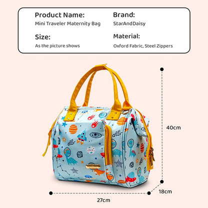 StarAndDaisy Diaper Bag/Diaper Bags for Mom with Light Weight and Potable Design/Multi Compartments, Waterproof Baby Bag with Ultra Soft Fabric.