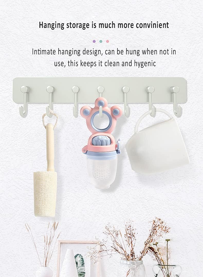 StarAndDaisy Baby Fruit Feeder Nibbler for 0 to 12 Months/Baby Fruit Feeding Nipple and Teether - Blue