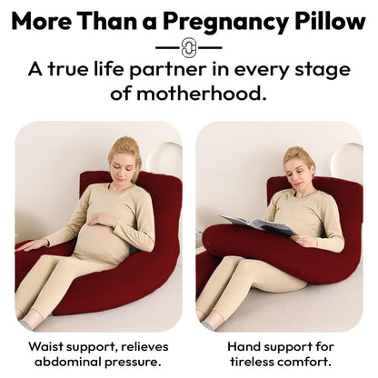 StarAndDaisy Pregnancy Pillow for Women/U Shape Body Pillow with 360° Full Body Support, Ergonomic & Comfortable Maternity Pillow for Pregnancy Sleeping