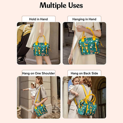 StarAndDaisy Diaper Bag/Diaper Bags for Mom with Light Weight and Potable Design/Multi Compartments, Waterproof Baby Bag with Ultra soft fabric.