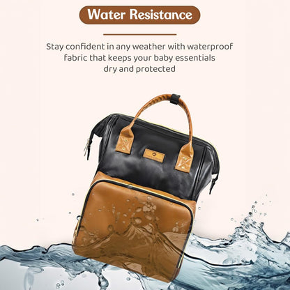 StarAndDaisy Diaper Bag for Mothers for Travel – 27L Lightweight Waterproof Leatherite Diaper Bag/Baby Bag for Mother Travel with 15 Multi-Purpose Pockets & Quick Access Diaper Pocket