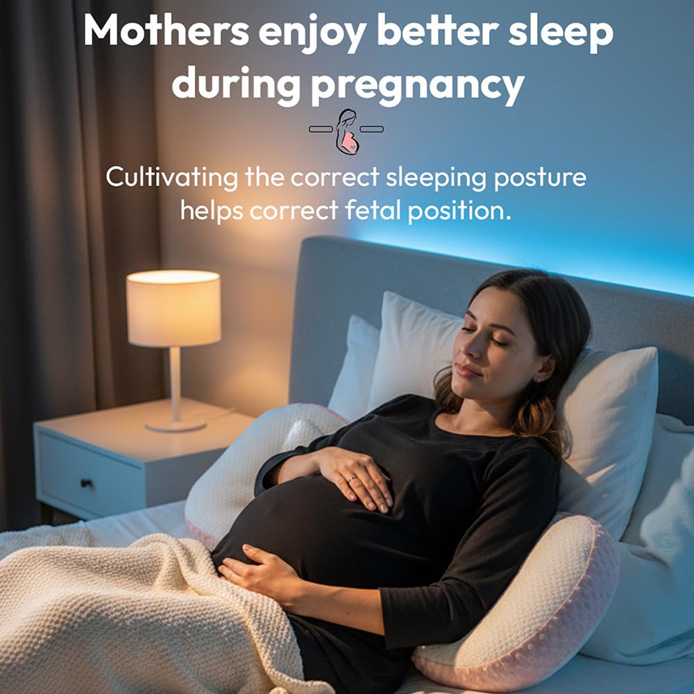 StarAndDaisy Pregnancy Pillow for Women | Maternity Pillow for Pregnancy Sleeping with Cuddle Pillow with Belly Support, Adjustable Butterfly Design, Leg Support (Light Blue)