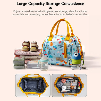 StarAndDaisy Diaper Bag/Diaper Bags for Mom with Light Weight and Potable Design/Multi Compartments, Waterproof Baby Bag with Ultra Soft Fabric.