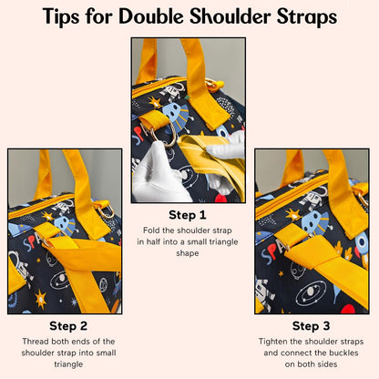StarAndDaisy Diaper Bag/Diaper Bags for Mom with Light Weight and Potable Design/Multi Compartments, Waterproof Baby Bag with Ultra Soft Fabric.