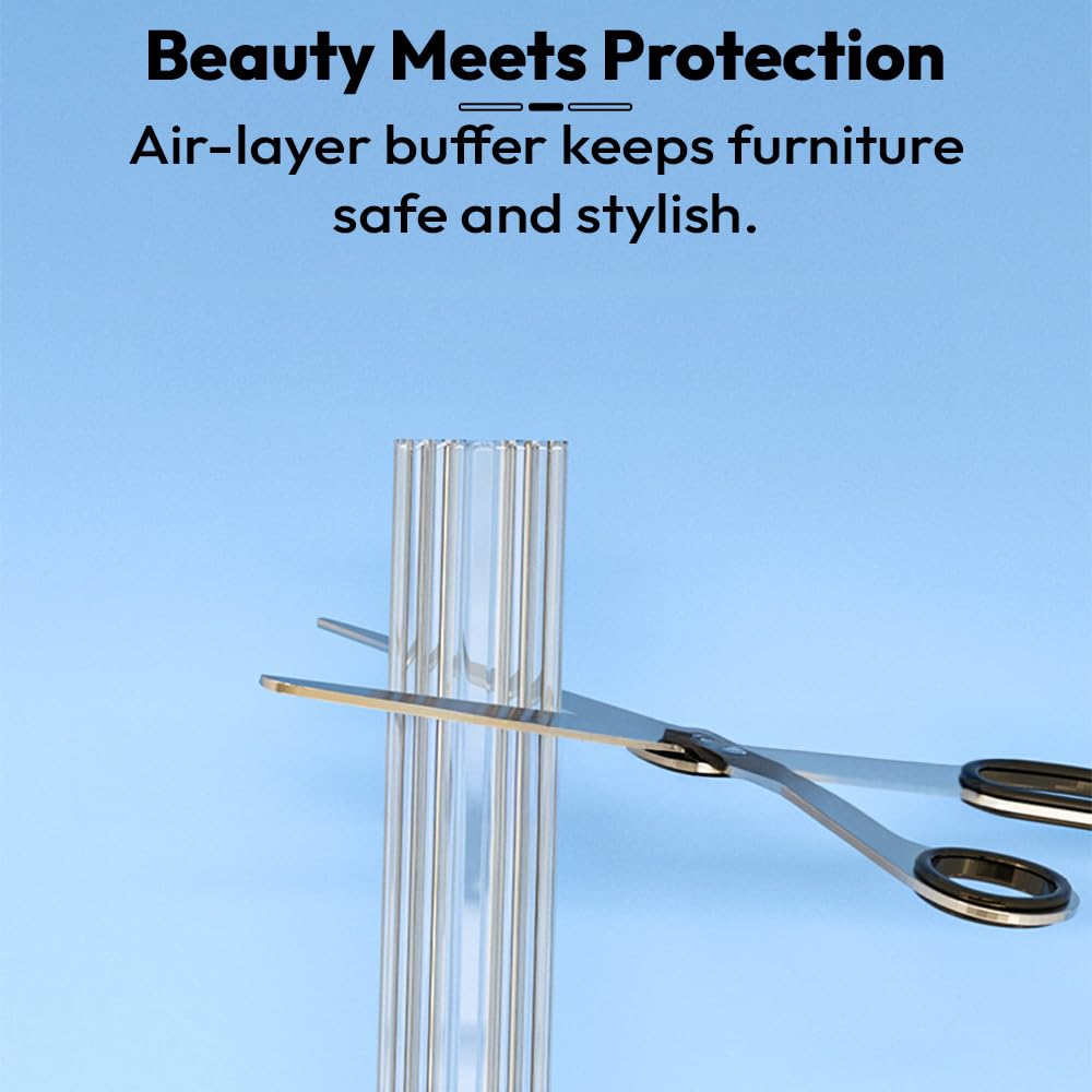 Baby Proofing Edge Protector Strip 2M – Transparent Silicone Edge Guard with Adhesive – Safe Cushion for Infants, Toddlers & Kids – Table & Furniture Protection -35MM