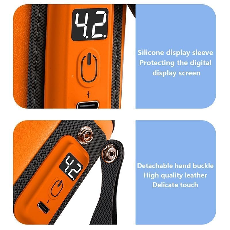 StarAndDaisy Bottle Warmer for Babiesl, Water Warmer with Adjustable Temperature Control Portable & USB, Constant Temperature Control Technology, Baby Feeding Bottle Warmer -Orange