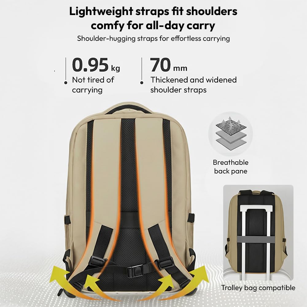 StarAndDaisy 3 in 1 Maternity Bag for Mothers–Spacious Multi-Compartment Diaper Bag for Mothers for Travel, Baby Bag for Mother Travel, Baby bag for Travelling with Insulated Bottle Pocket -Beige