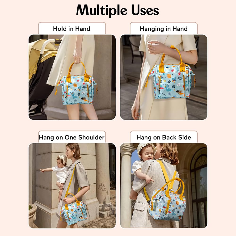 StarAndDaisy Diaper Bag/Diaper Bags for Mom with Light Weight and Potable Design/Multi Compartments, Waterproof Baby Bag with Ultra Soft Fabric.