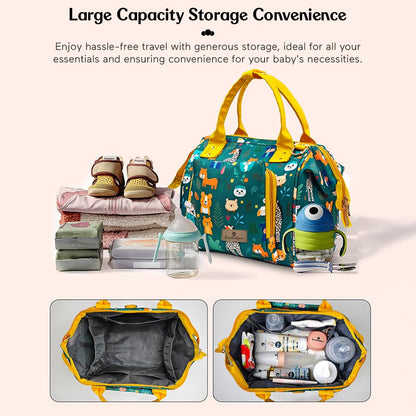 StarAndDaisy Diaper Bag/Diaper Bags for Mom with Light Weight and Potable Design/Multi Compartments, Waterproof Baby Bag with Ultra soft fabric.