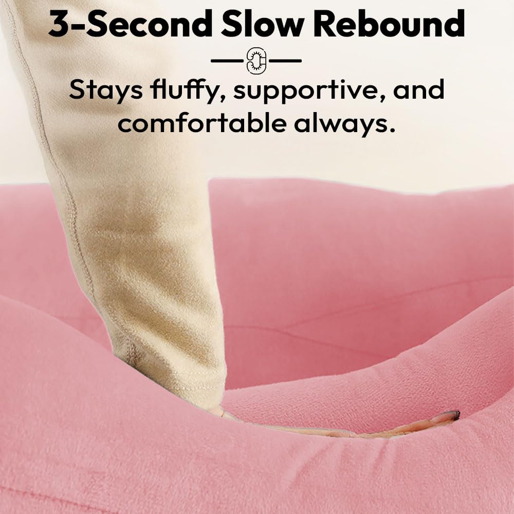 StarAndDaisy Pregnancy Pillow for Women/J Shape Body Pillow with 360° Full Body Support, Ergonomic & Comfortable Maternity Pillow for Pregnancy Sleeping