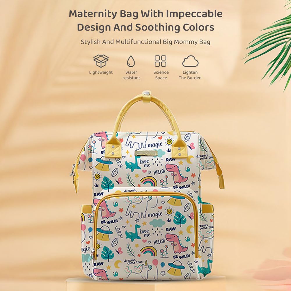 StarAndDaisy Diaper Bag/Diaper Bag for Mothers for Travel, 28L Waterproof Baby Bag for Mother Travel with 15 Multipurpose Pockets