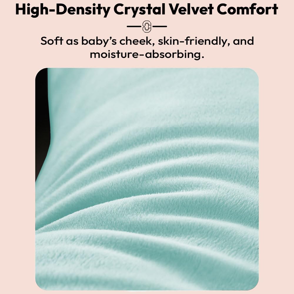 StarAndDaisy Pregnancy Pillow for Women/J Shape Body Pillow with 360° Full Body Support, Ergonomic & Comfortable Maternity Pillow for Pregnancy Sleeping