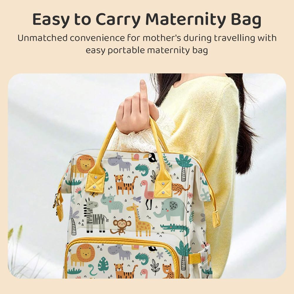 StarAndDaisy Diaper Bag/Diaper Bag for Mothers for Travel, 28L Waterproof Baby Bag for Mother Travel with 15 Multipurpose Pockets